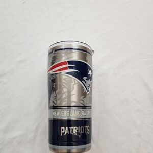 Patriots NFL Tervis 20oz‎ Insulated Stainless Steel Tumbler with Lid New